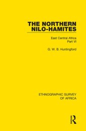 book The Northern Nilo-Hamites: East Central Africa Part VI