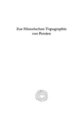 book Zur historischen Topographie von Persien