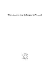 book Neo-aramaic and Its Linguistic Context