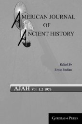 book American Journal of Ancient History