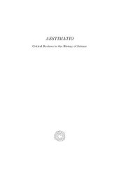 book Aestimatio: Critical Reviews in the History of Science (Volume 2)