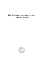 book Die Statthalter von Ägypten zur Zeit der Chalifen