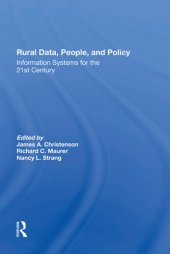 book Rural Data, People, And Policy: Information Systems For The 21st Century