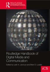 book Routledge Handbook of Digital Media and Communication