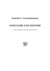 book Hindouisme et bouddhisme