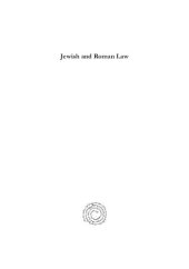 book Jewish and Roman Law: A Comparative Study (Volume 2)