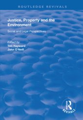 book Justice, Property and the Environment