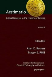 book Aestimatio: Critical Reviews in the History of Science (Volume 5)