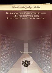 book Katalog der Orientalischen Manuscripten der Stadtbibliothek zu Hamburg