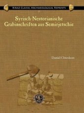 book Syrisch-Nestorianische Grabinschriften Aus Semirjetschie