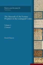 book The Masorah of the Former Prophets in the Leningrad Codex: Vol. 4: 2 Samuel