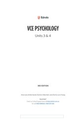 book VCE Psychology Units 3 & 4 - Edrolo (3rd Edition)