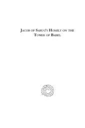 book Jacob of Sarug’s Homily on the Tower of Babel: Metrical Homilies of Mar Jacob of Sarug 15