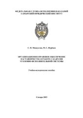 book Организационно-правовое обеспечение наставничества в работе с кадрами уголовно-исполнительной системы
