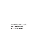 book Deliberate Practice in Motivational Interviewing