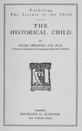 book Paidology; the Science of the Child. The Historical Child