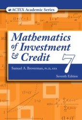 book Mathematics of Investment and Credit