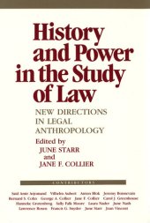 book History and Power in the Study of Law