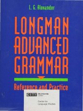 book Longman Advanced Grammar Reference and Practice