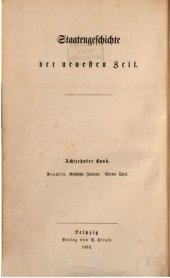 book Geschichte Italiens von der Gründung der regierenden Dynastien bis zur Gegenwart / Die letzten Zeiten Cavours und die Vollendung der Einheit. 1860 bis 1870