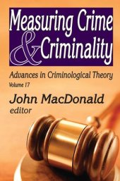 book Measuring Crime and Criminality