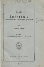 book Geschichte Toscanas seit dem Ende des florentinischen Freistaates