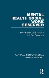 book Mental Health Social Work Observed