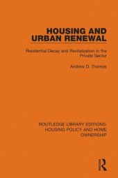 book Housing and Urban Renewal