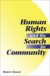 book Human Rights And The Search For Community