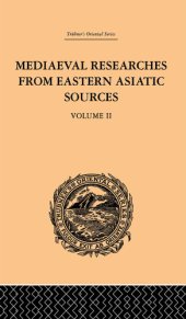 book Mediaeval Researches from Eastern Asiatic Sources