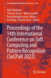 book Proceedings of the 14th International Conference on Soft Computing and Pattern Recognition (SoCPaR 2022)