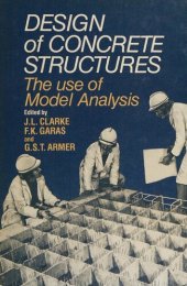 book Design of Concrete Structures: The Use of Model Analysis