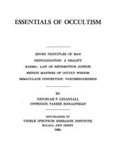 book Essentials of Occultism: Seven Principles of Man