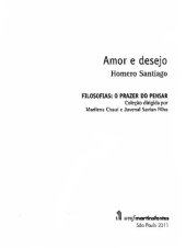 book Amor e desejo