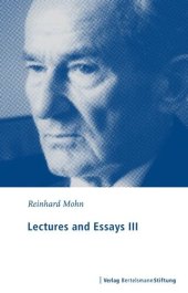 book Lectures and Essays III