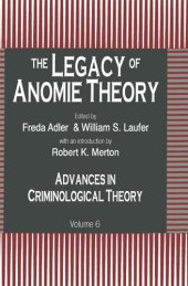 book The Legacy of Anomie Theory