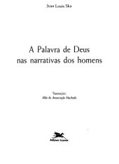 book Palavra de Deus nas narrativas dos homens (A)