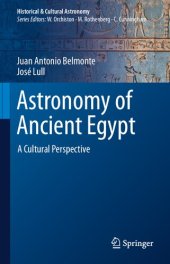 book Astronomy of Ancient Egypt: A Cultural Perspective