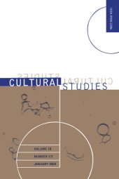 book Cultural Studies Vol18 Issue 2