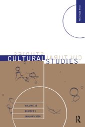 book Cultural Studies Vol 18 1 Jan 2