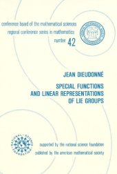 book Special Functions and Linear Representations of Lie Groups