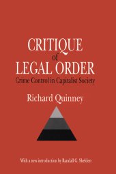 book Critique of Legal Order: Crime Control in Capitalist Society