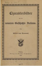 book Charakterbilder aus der neueren Geschichte Italiens