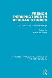 book French perspectives in African studies