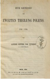 book Zur Genesis der zweiten Teilung Polens 1792-1793