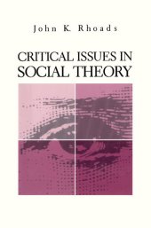 book Critical Issues in Social Theory