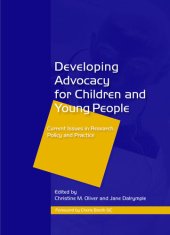 book Developing Advocacy for Children and Young People