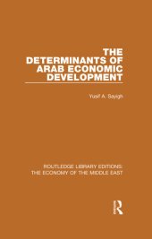 book The Determinants of Arab Economic Development