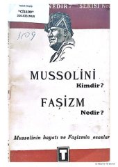 book Mussolini Kimdir? Faşizm Nedir?