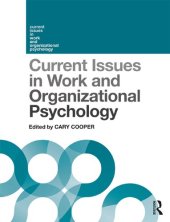 book Current Issues in Work and Organizational Psychology